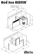 画像4: 【取寄】G2+プラスモデル（ATO付き）RedSea REEFER Deluxe350　Black(120cm)　フランジ付き (4)