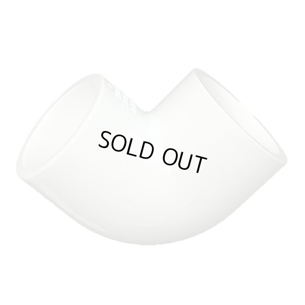 画像1: MMC　DIN規格カラー配管　90度エルボ　ホワイト 20ｍｍ