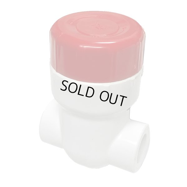 画像1: MMC　DIN規格カラー配管　ゲートバルブ　ホワイト 32ｍｍ