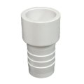 MMC　DIN規格カラー配管　ホースアダプター20x12.5mm　ホワイト