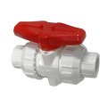 MMC　DIN規格カラー配管　ユニオンボールバルブ　ホワイト 20ｍｍ