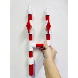画像: メインポンプ分岐配管レッド　ホース内16mm　ポンプ25mmパイプ