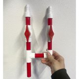 画像: メインポンプ分岐配管レッド　ホース内16mm　中間パイプ/ポンプ20mmパイプ