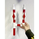画像: メインポンプ分岐配管レッド　ホース内16mm+19mm　中間パイプ25mm ポンプ25mmパイプ