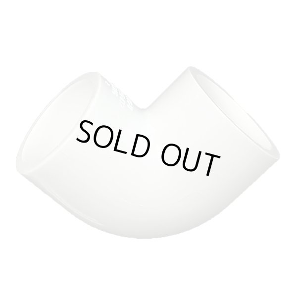 画像1: MMC　DIN規格カラー配管　90度エルボ　ホワイト 20ｍｍ