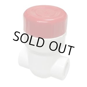 画像: MMC　DIN規格カラー配管　ゲートバルブ　ホワイト 32ｍｍ