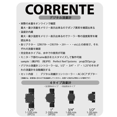 画像2: CORRENTE用　流量計3/4インチ　16A用（完全防水タイプ）