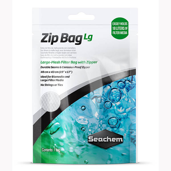 画像1: 【取寄】Seachem Zip Bag large mesh