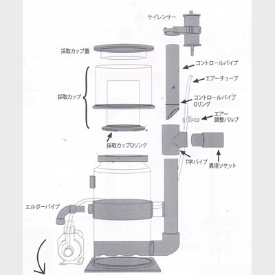 画像1: HS-3000用　エアーチューブ（70ｃｍ）